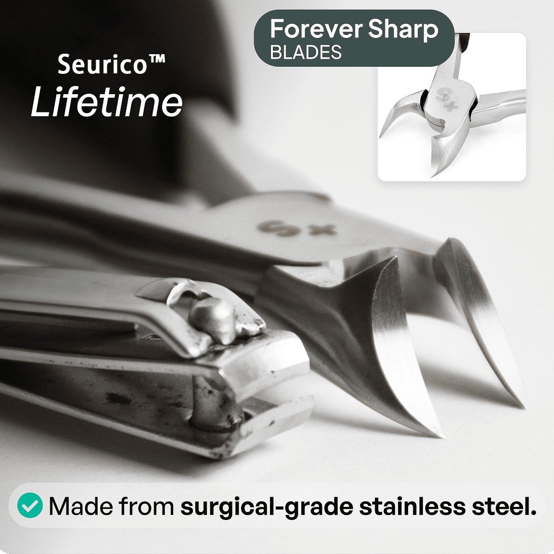 🔥 Limited Sale 50% OFF 🎁Seurico™ Heavy Duty – The German-Engineered Toenail Clipper Doctors Recommend for Thick, Ingrown & Fungal Nails