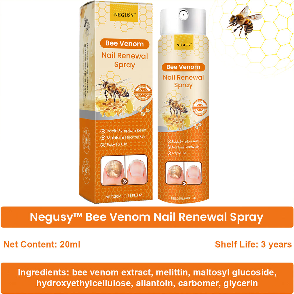 Negusy™ Bee Venom Nail Renewal Spray – Natural Strength & Repair for Healthy Nails 🐝💅