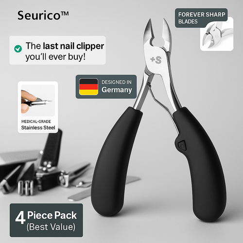 🔥 Limited Sale 50% OFF 🎁Seurico™ Heavy Duty – The German-Engineered Toenail Clipper Doctors Recommend for Thick, Ingrown & Fungal Nails