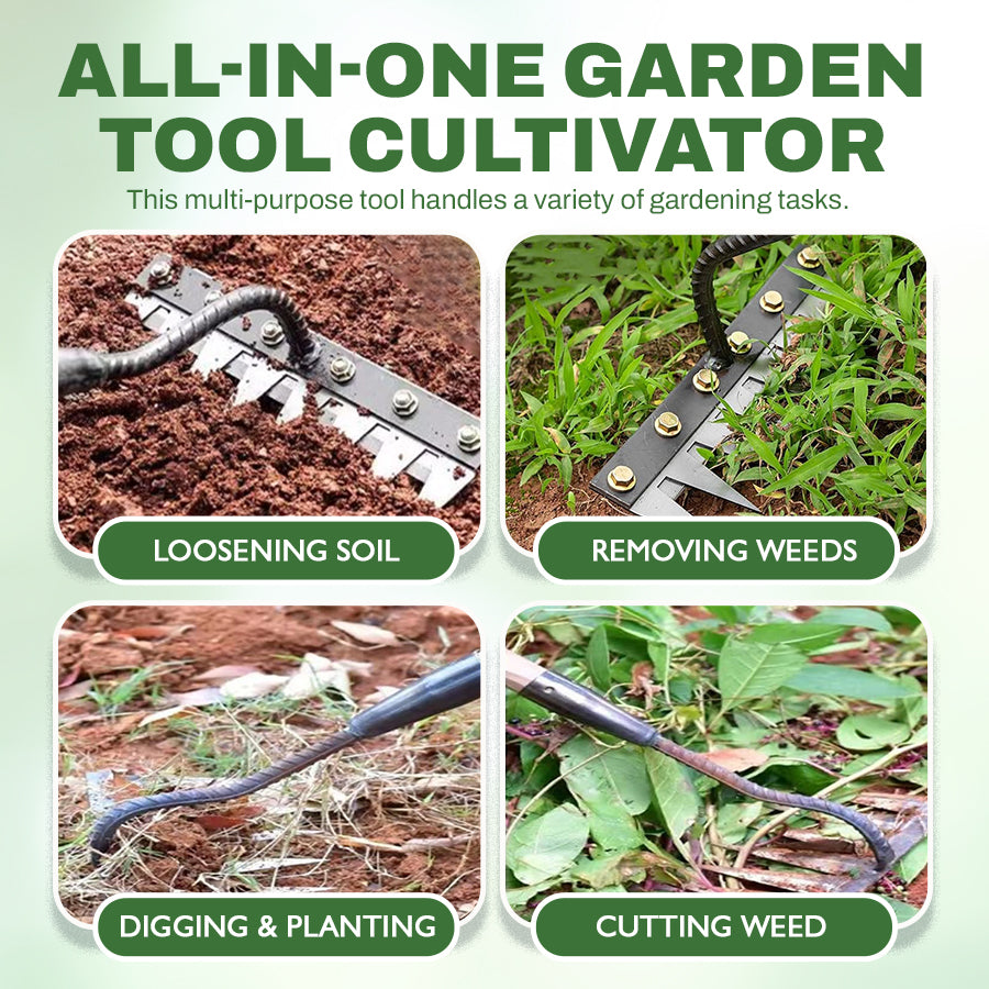 Carbon Steel Garden Weeding Rake