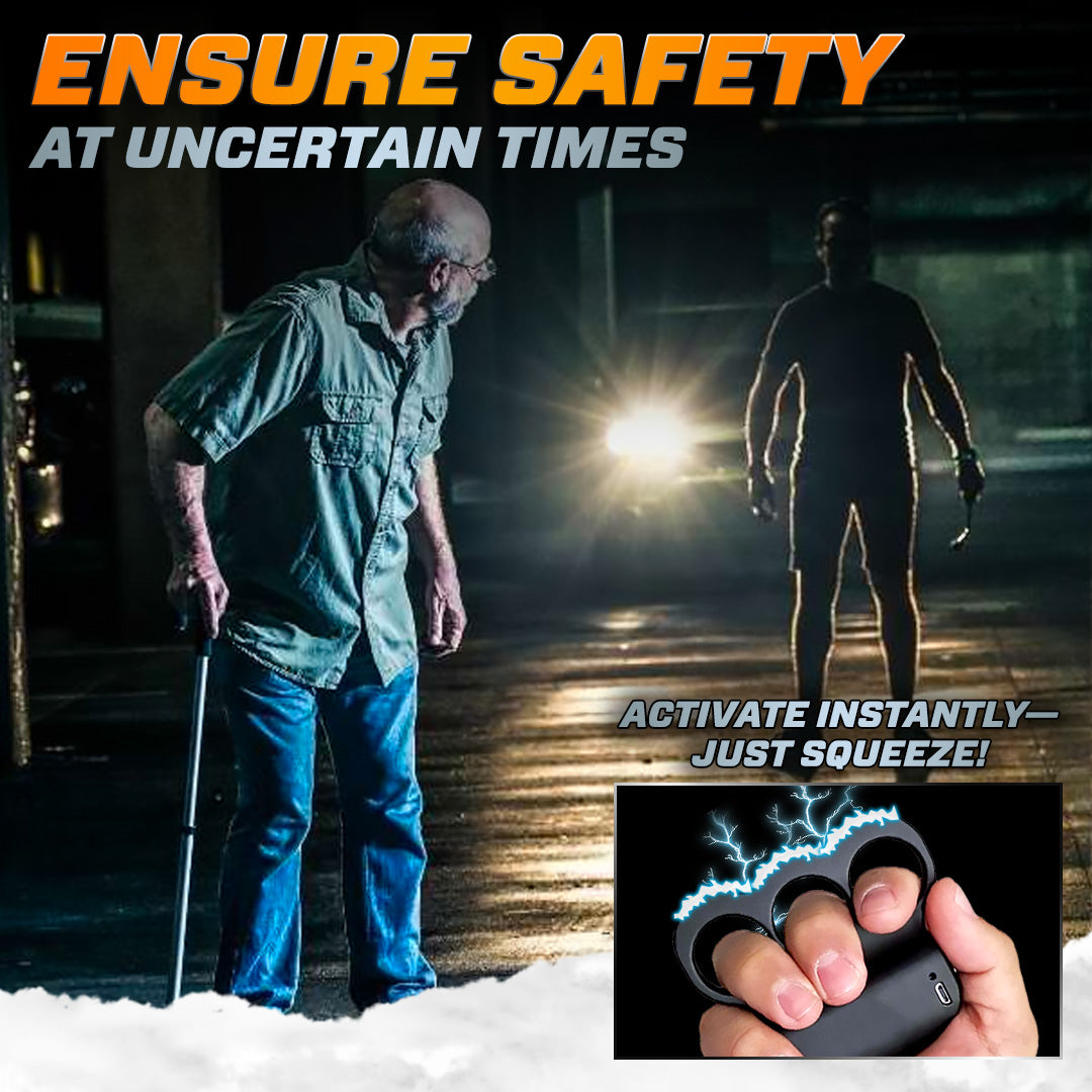 🧡⚡ INSTASTRIKE 28,000,000 Supratrack Knuckle Stun Grip - Extreme Power & Precision Strike