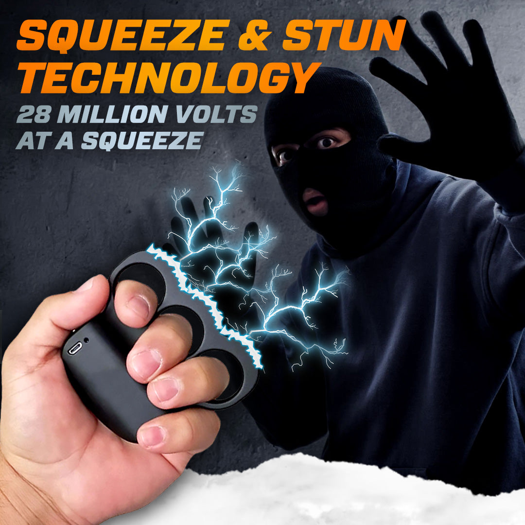 🧡⚡ INSTASTRIKE 28,000,000 Supratrack Knuckle Stun Grip - Extreme Power & Precision Strike