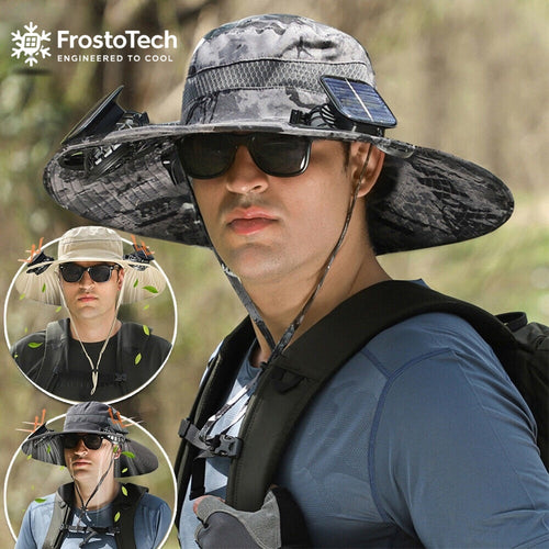❄️FrostoTech™ Solar Fan Hat – Dual Fans, Cool Instantly, USB/Solar Rechargeable 🧊🧊 Stay Chill Under the Sun – Limited Time Offer!🔥