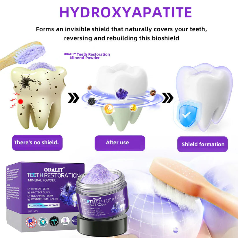 ODALIT™ Teeth Restoration Mineral Powder🦷(ADA recommended) (🎁Flash Sale - Don’t Miss Out)