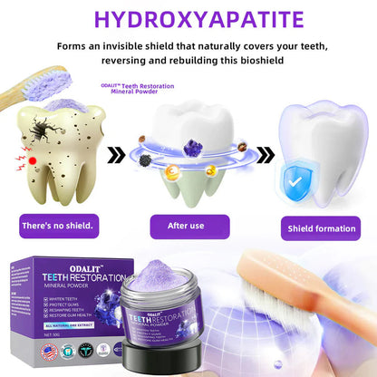 ODALIT™ Teeth Restoration Mineral Powder🦷(ADA recommended) (🎁Flash Sale - Don’t Miss Out)