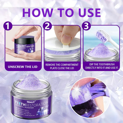 ODALIT™ Teeth Restoration Mineral Powder🦷(ADA recommended) (🎁Flash Sale - Don’t Miss Out)
