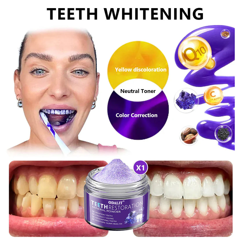 ODALIT™ Teeth Restoration Mineral Powder🦷(ADA recommended) (🎁Flash Sale - Don’t Miss Out)