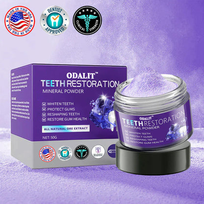 ODALIT™ Teeth Restoration Mineral Powder🦷(ADA recommended) (🎁Flash Sale - Don’t Miss Out)