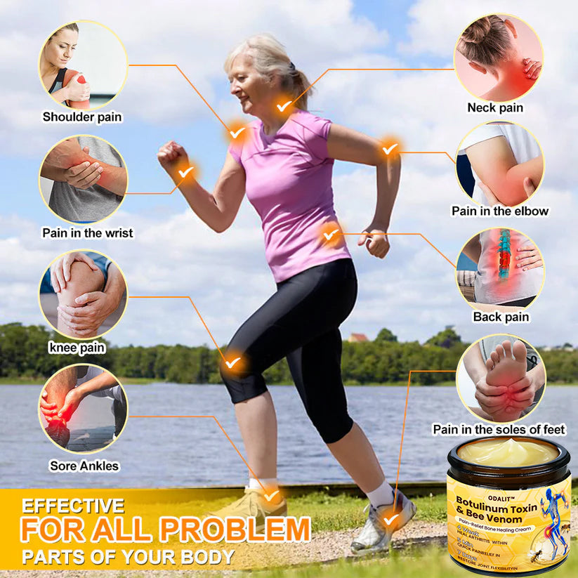 ODALIT™ Pain-Relief & Bone Healing Cream — Clinically Proven with Bee Venom & Botulinum Toxin