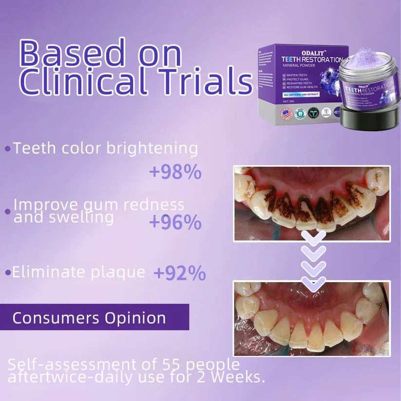 ODALIT™ Teeth Restoration Mineral Powder🦷(ADA recommended) (🎁Flash Sale - Don’t Miss Out)