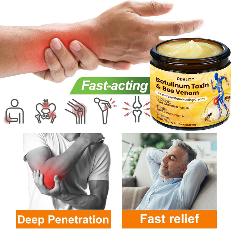 ODALIT™ Pain-Relief & Bone Healing Cream — Clinically Proven with Bee Venom & Botulinum Toxin