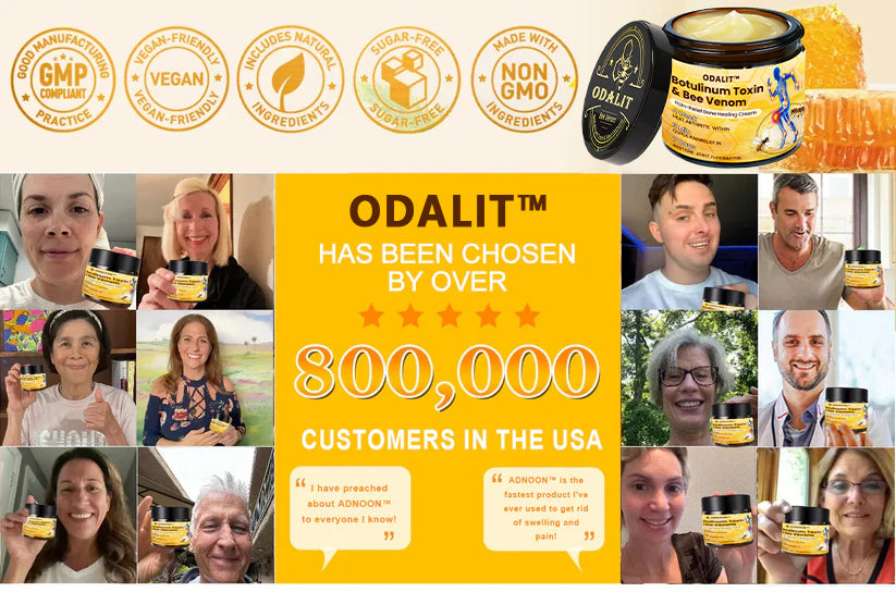 ODALIT™ Pain-Relief & Bone Healing Cream — Clinically Proven with Bee Venom & Botulinum Toxin
