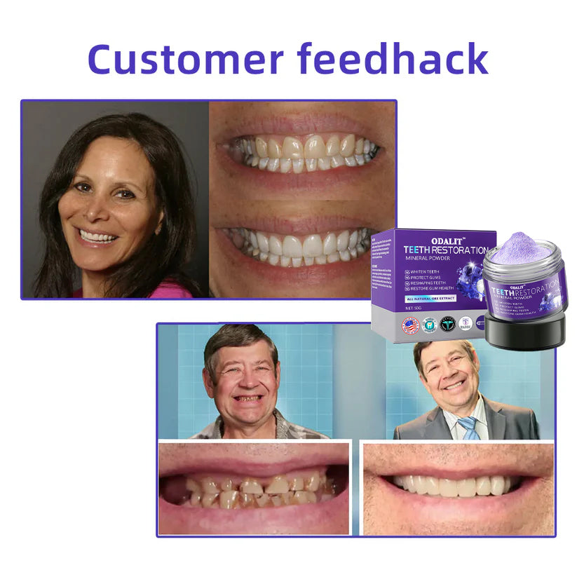 ODALIT™ Teeth Restoration Mineral Powder🦷(ADA recommended) (🎁Flash Sale - Don’t Miss Out)