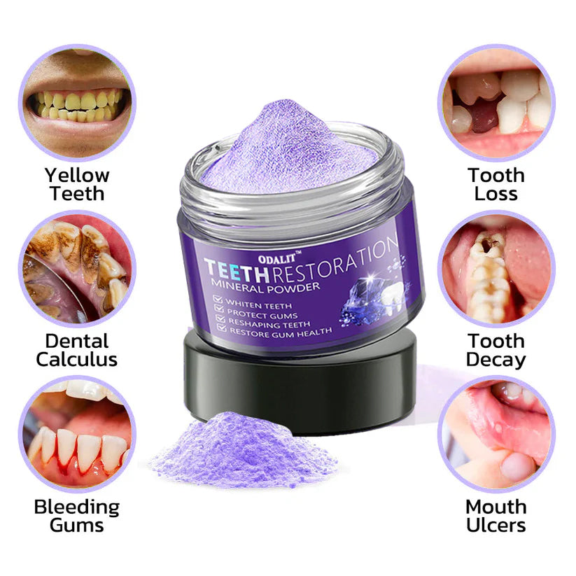 ODALIT™ Teeth Restoration Mineral Powder🦷(ADA recommended) (🎁Flash Sale - Don’t Miss Out)