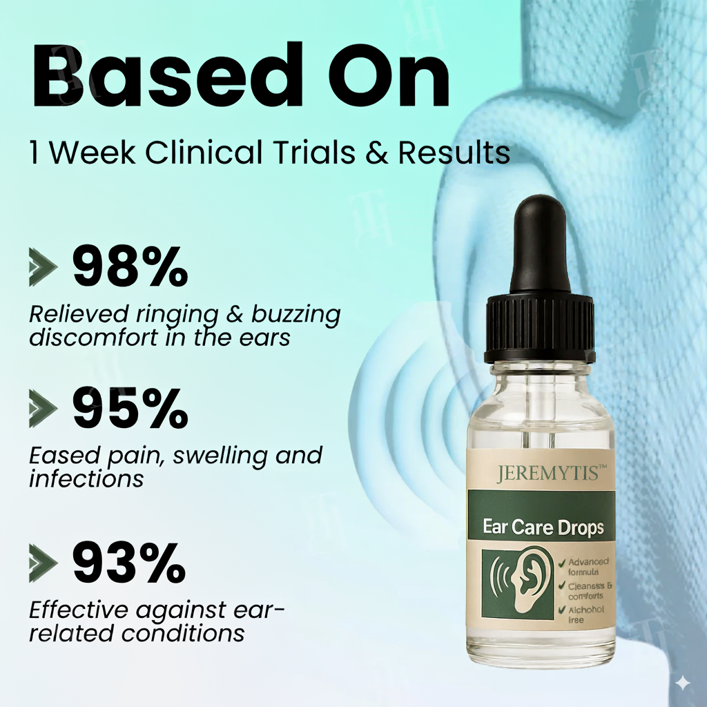 🔥 JEREMYTIS™ Hearback Ear Care Drops | FDA-Approved Ear Relief Solution 🌟 Official Store