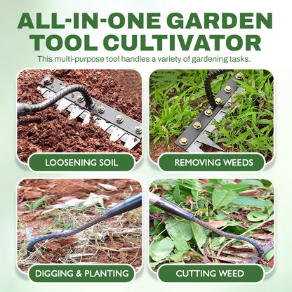 Carbon Steel Garden Weeding Rake