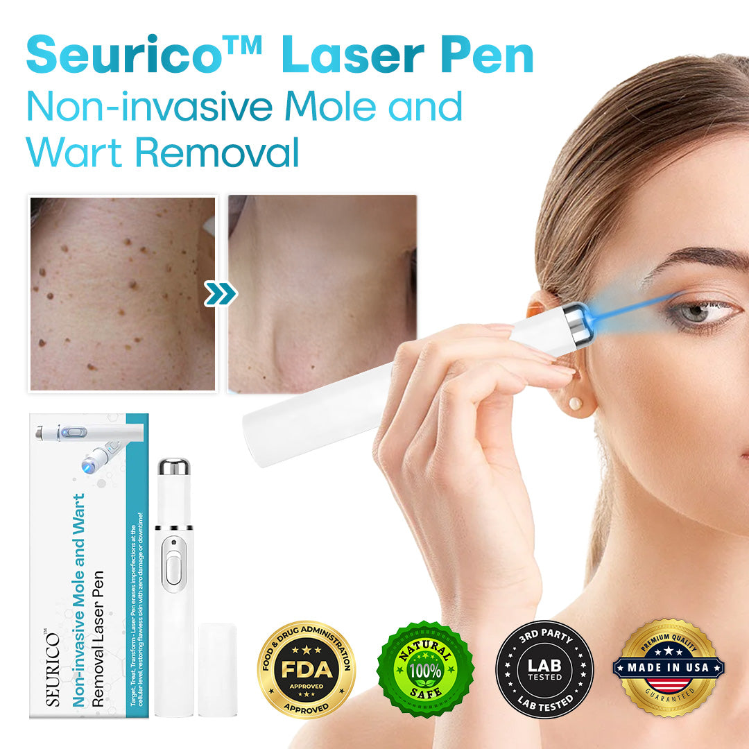 Seurico™ Laser Pen – Non-Invasive Mole and Wart Removal 1–3 days Dermatologist‑Recommended