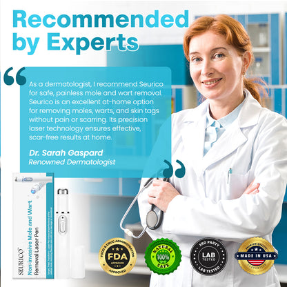 Seurico™ Laser Pen – Non-Invasive Mole and Wart Removal 1–3 days Dermatologist‑Recommended