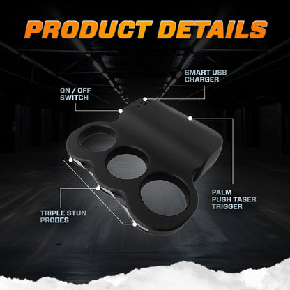 🧡⚡ INSTASTRIKE 28,000,000 Supratrack Knuckle Stun Grip - Extreme Power & Precision Strike