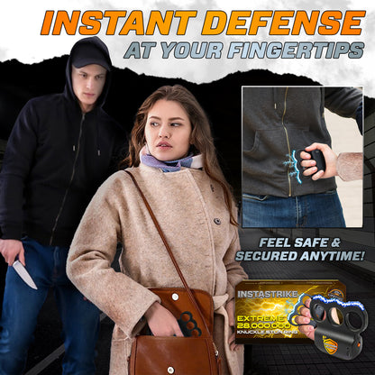 🧡⚡ INSTASTRIKE 28,000,000 Supratrack Knuckle Stun Grip - Extreme Power & Precision Strike