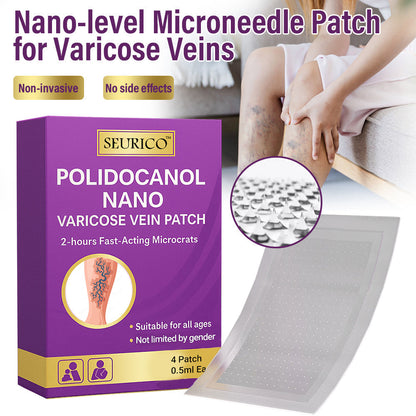 Seurico™ Polidocanol Nano Varicose Vein Patch Recommended by the Society for Vascular Surgery