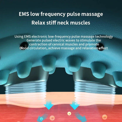 ✨𝐎𝐟𝐟𝐢𝐜𝐢𝐚𝐥 𝐒𝐭𝐨𝐫𝐞:ODEIUN™ EMS Neck & Shoulder Kneading Massager Pillow